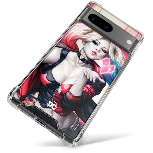 DC Comics Harley Quinn Rebirth Cover #1 Legacy Color Variant Art by Art Germ Google Pixel 7a Clear Case